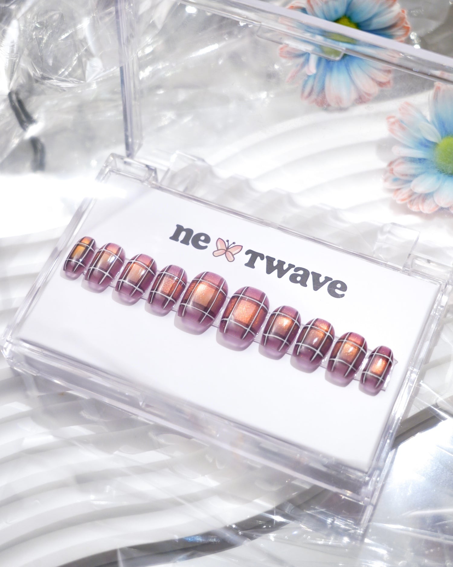 Woven Mirage(Rose gold & Pink / Dual-tone glow)