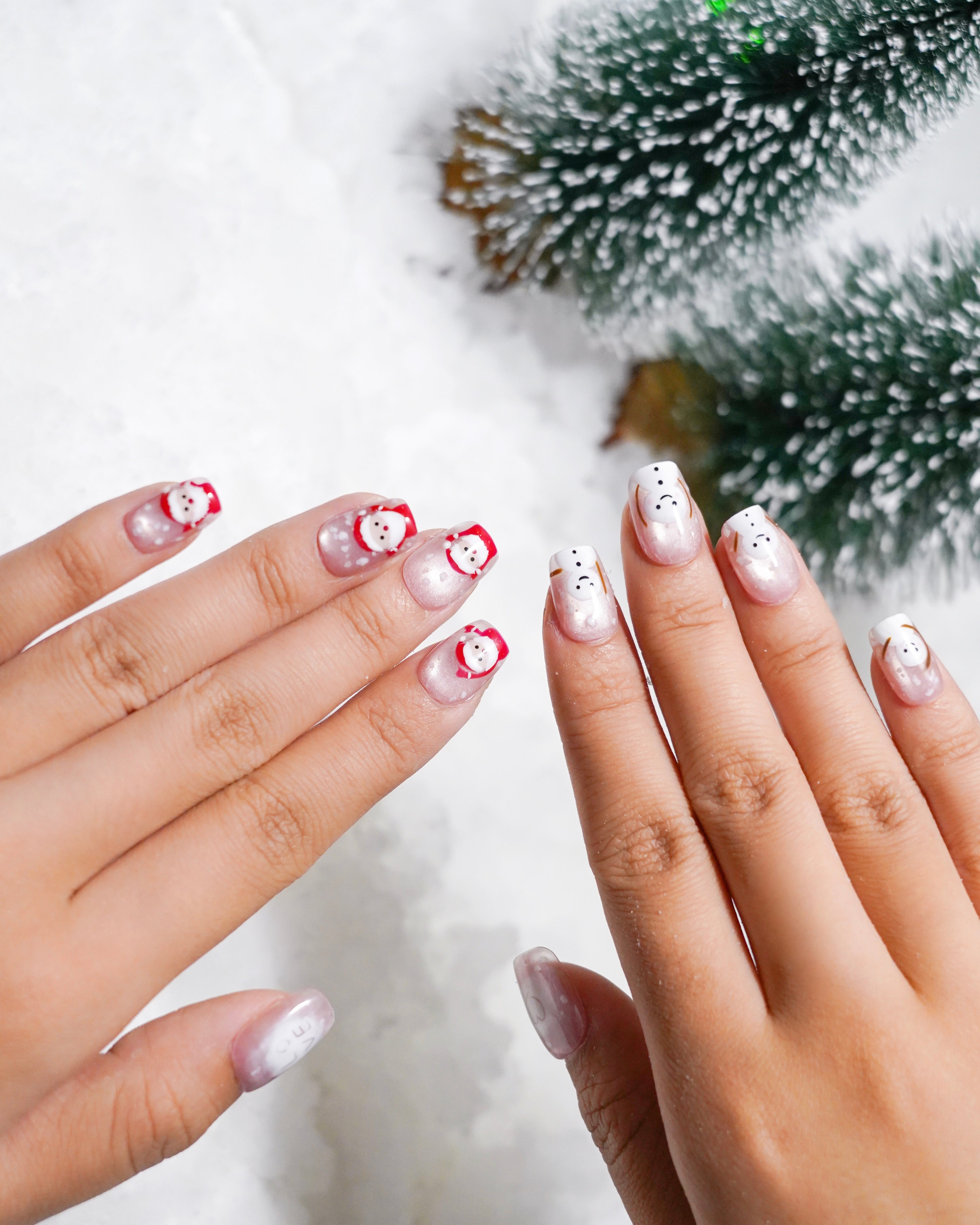 Santa & Snowman