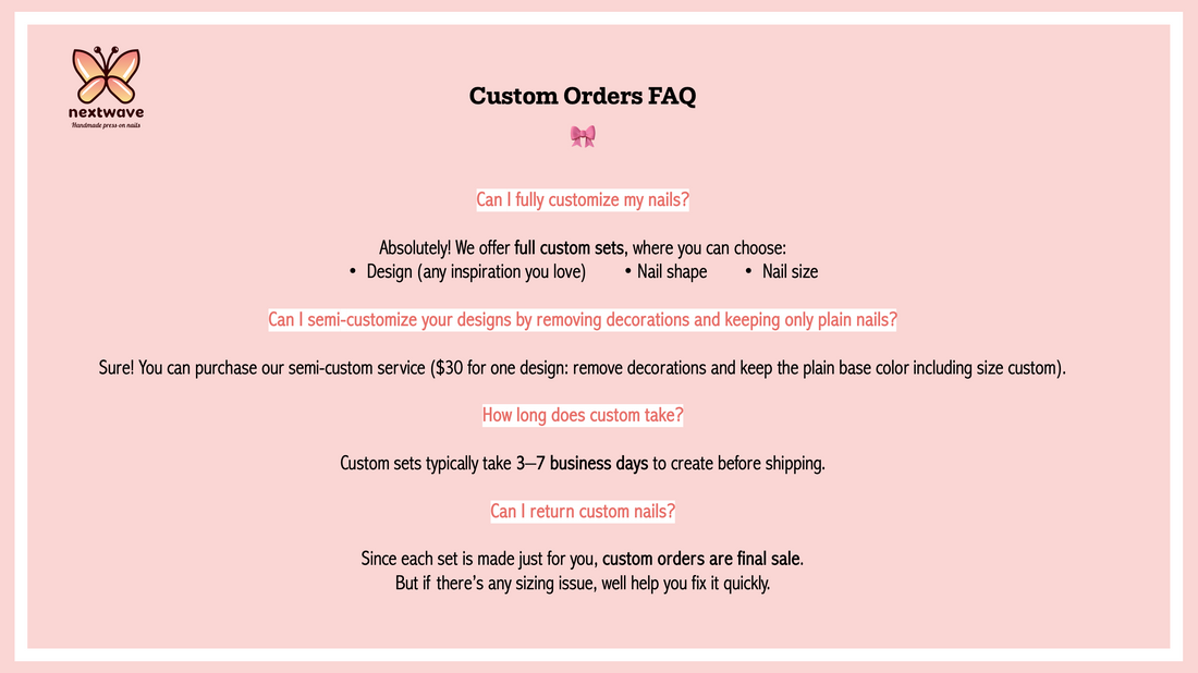 Customize Your Own Press-ons