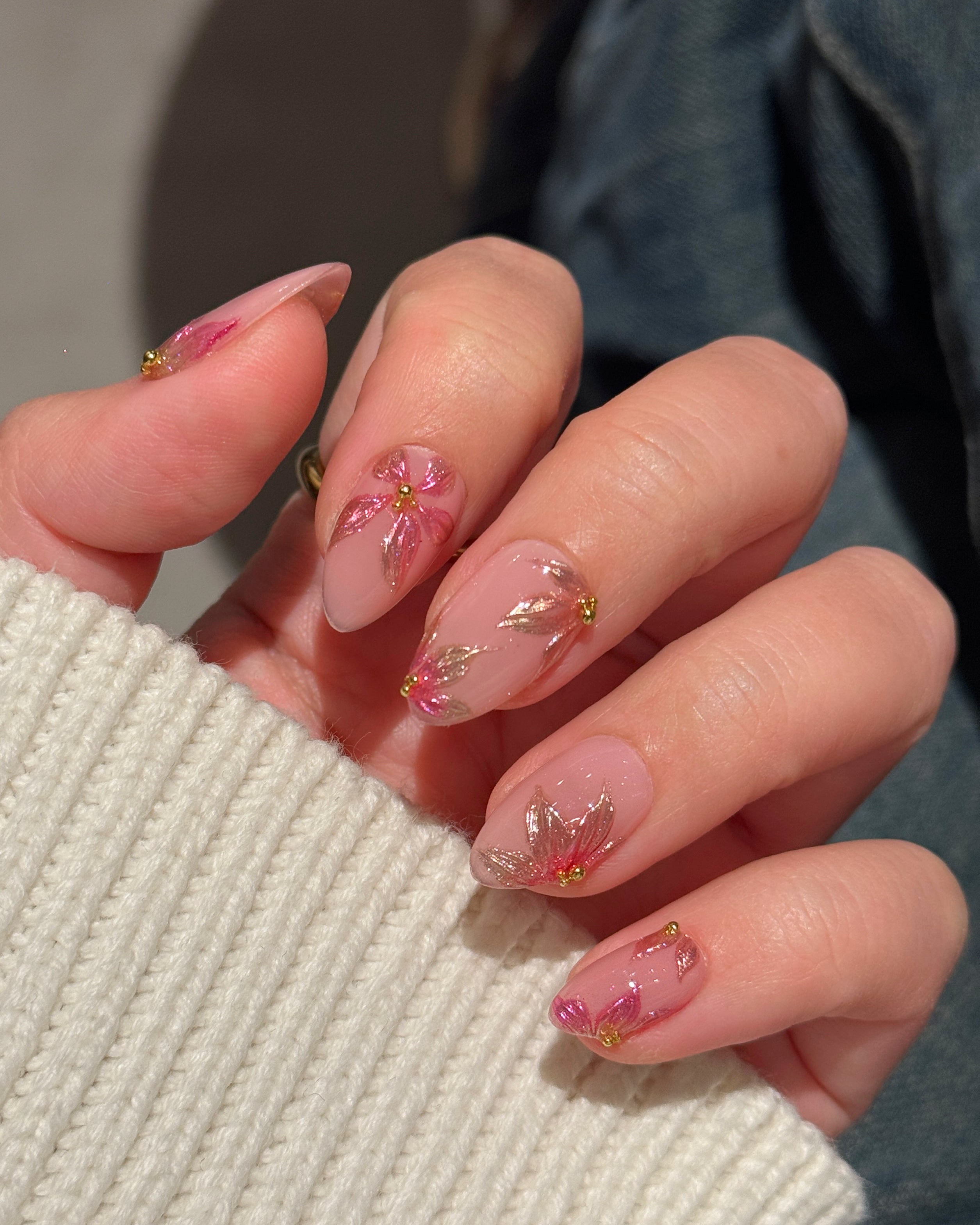 Gloss Garden – Nextwave Nails Luxury Handmade Press-on Nails