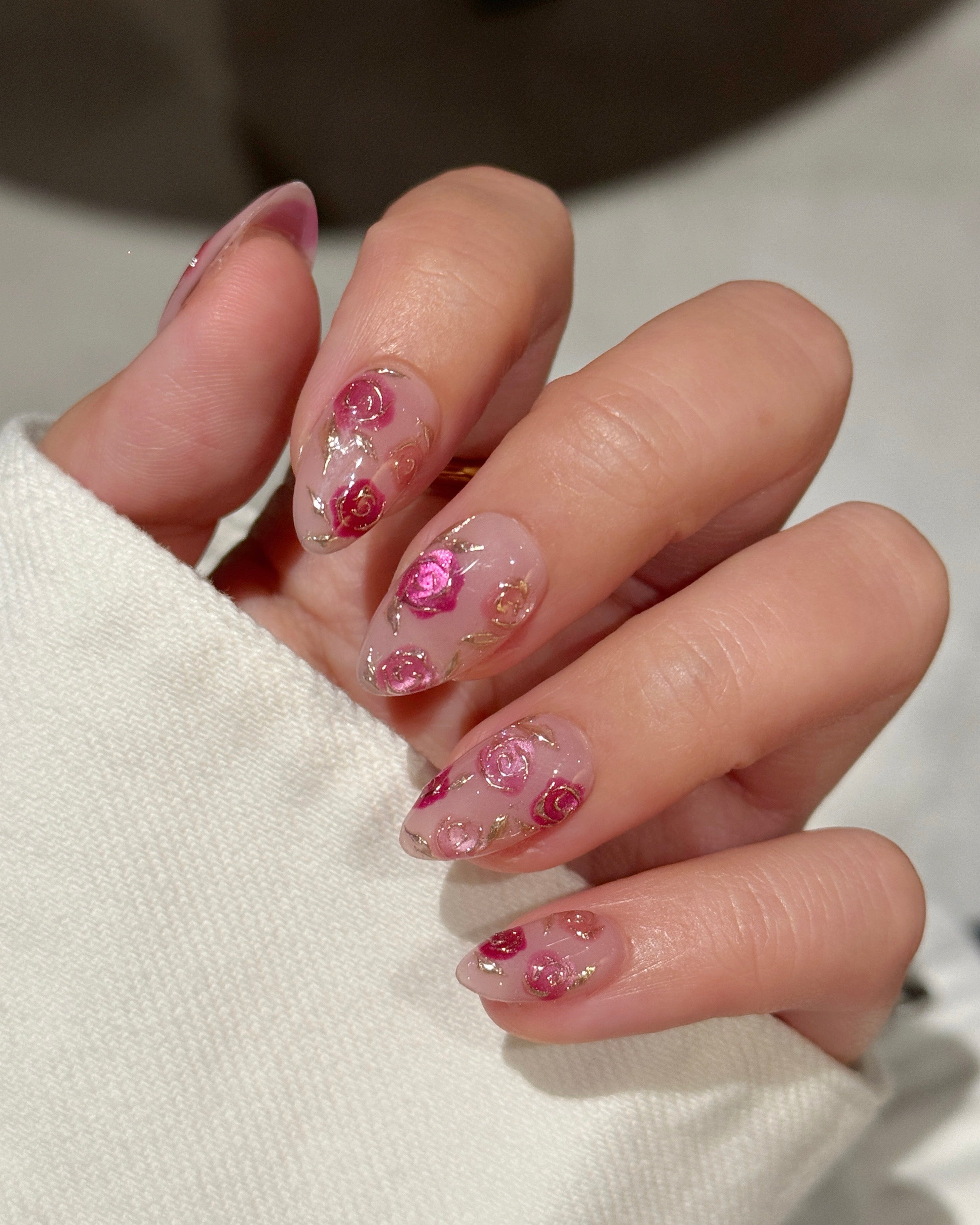Rose of B612 – Nextwave Nails Luxury Handmade Press-on Nails