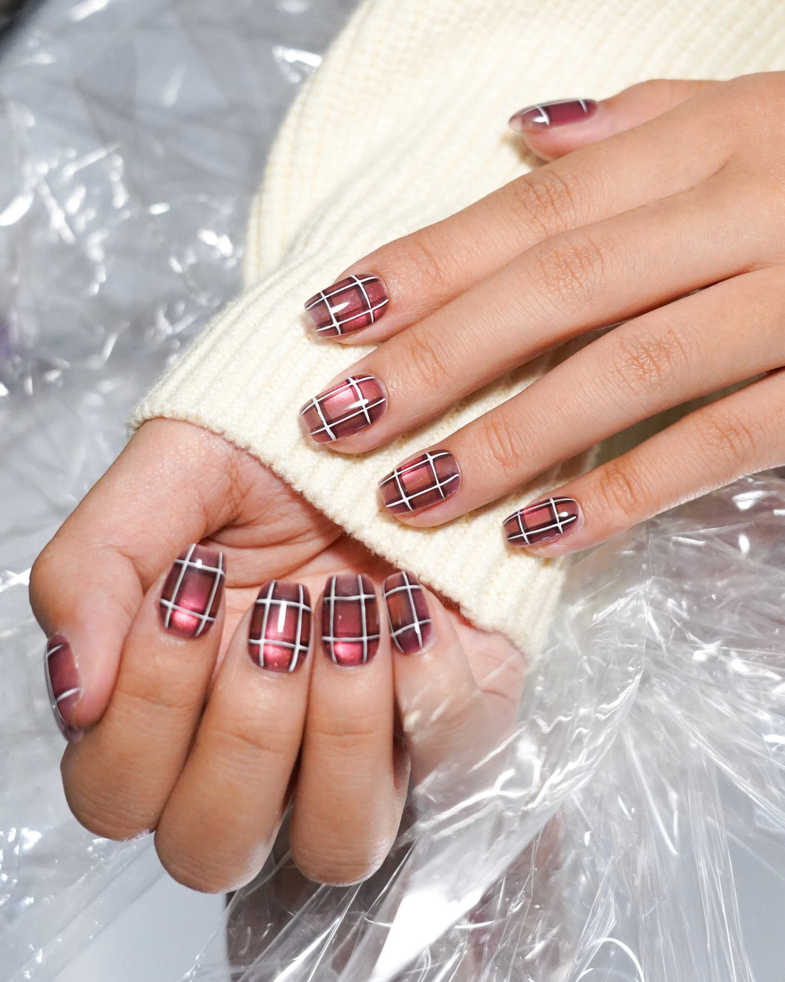 Woven Mirage(Rose gold & Pink / Dual-tone glow)