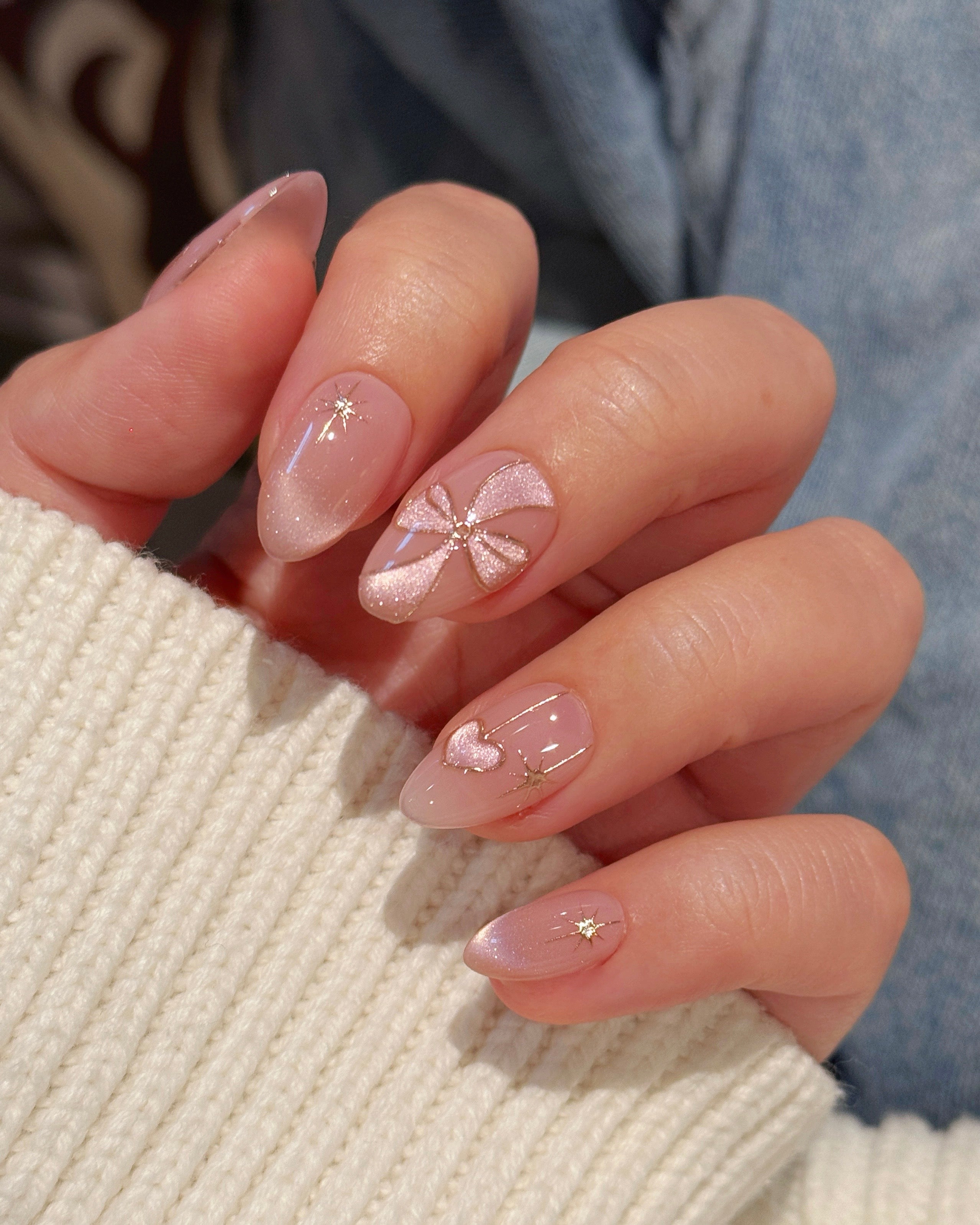 Wrapped in Love – Nextwave Nails Luxury Handmade Press-on Nails